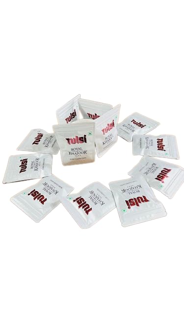 Tulsi Royal Khajoor (PACK OF 12) small handy pack silver coated dates